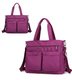 Large Capacity Nylon Handbags Waterproof Shopping Shoulder Bag