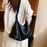 Women Large Capacity PU Leather Shoulder Bags Leisure Retro Crossbody Bags