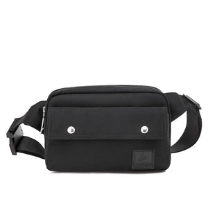 Women Sports Chest Bag Large Capacity Nylon Crossbody Phone Bag