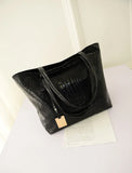 Women Large Capacity Tote Leather Shoulder Bag