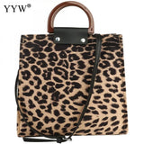 Leopard Print Large Tote Bag Women Shoulder Handbag Big Size Casual Shopping