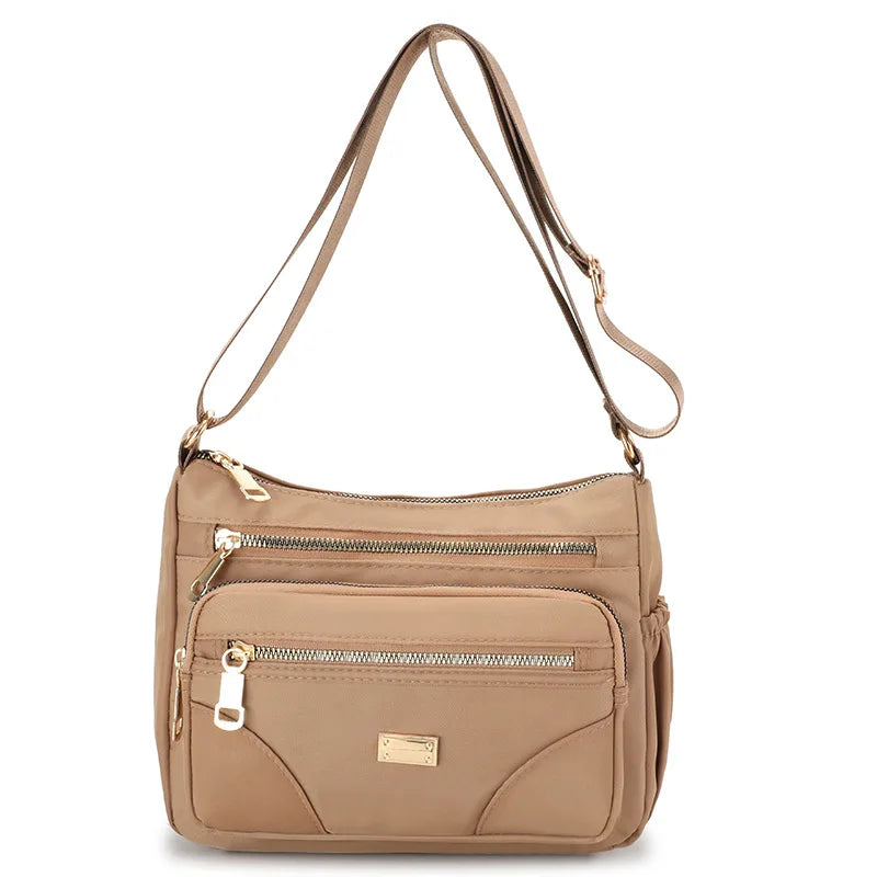 Women Large Capacity Shoulder Bag Nylon Crossbody Travel Purse Handbag Tote