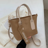 Women Large Handbag Summer Shoulder Crossbody Bag Texture Underarm Bag