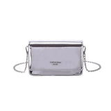 Women Laser Flap Bags Mirror Chain Shoulder Bag Small Handbag
