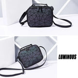 Laser Luminous Geometric Crossbody Bag for Women