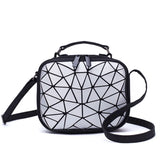 Laser Luminous Geometric Crossbody Bag for Women
