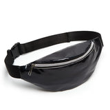 Women Laser Waist Packs Bags Fanny Pack Belt Bag PVC Waist Packs Purse