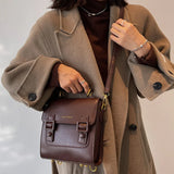 Women Leather Backpack Shoulder Bag Small Backpack Female Girls Daypacks