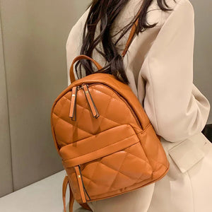 Women Leather Backpack Shoulder Bags Small Backpacks Female Girls Teenager Schoo