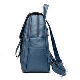 Vintage Leather Backpack for Women, School Bag for Girls