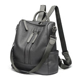 Women Leather Backpacks High Rucksacks Girls Travel Bagpack Ladies Sac Dos