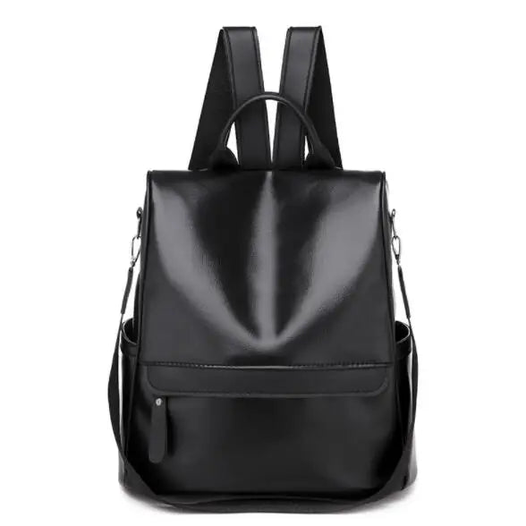 Vintage Women Leather Backpacks Shoulder Bag Travel Bagpack Mochilas