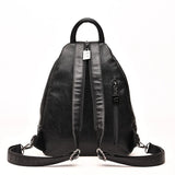 Women Leather Backpacks Vintage Female Shoulder Bag Sac a Dos Travel Ladies Bagp