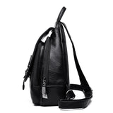 Women Leather Backpacks Vintage Female Shoulder Bag Sac a Dos Travel Ladies Bagp