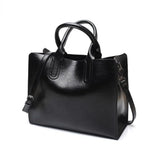 Women Leather Bags Famous Brands Handbag Casual Female Bag Trunk Tote