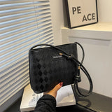 Embroidery Messenger Bags Large Capacity Leather Handbags for Women