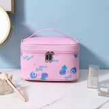 Leather Cosmetic Bag Travel Toiletry Organizer Waterproof Makeup Wash Case