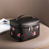 Leather Cosmetic Bag Travel Toiletry Organizer Waterproof Makeup Wash Case