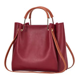 Women Leather Handbag Large Capacity Casual Tote Bag Lady Messenger Shoulder Bag