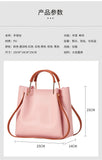 Women Leather Handbag Large Capacity Casual Tote Bag Lady Messenger Shoulder Bag