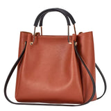 Women Leather Handbag Large Capacity Casual Tote Bag Lady Messenger Shoulder Bag