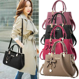 Women Leather Handbag Shoulder Ladies Purse Messenger Satchel Crossbody Tote Bag