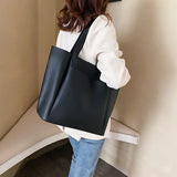Women Leather Handbags Bucket Shoulder Bags Ladies Crossbody Bags