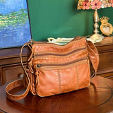 Women Leather Handbags Cell Phone Pocket Lady Female Shoulder Messenger Bag