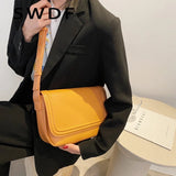 Women Leather Handbags High Vintage Ladies Crossbody Female Casual Shoulder Bag