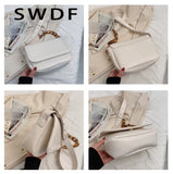 Women Leather Handbags High Vintage Ladies Crossbody Female Casual Shoulder Bag