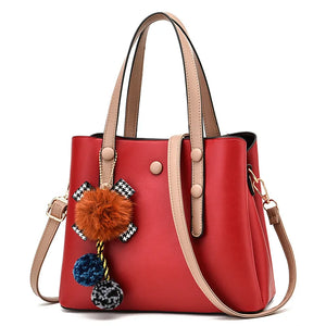 Leather Messenger Bag Crossbody Shoulder Tote Bag for Women