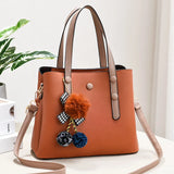 Leather Messenger Bag Crossbody Shoulder Tote Bag for Women