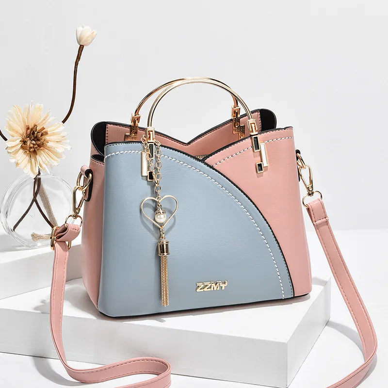 Women Leather Handbags High Shoulder Bags Tote Bag