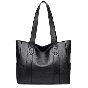 Women Leather Handbags PU Tote Bag Large Capacity Female Shoulder Bags