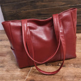 Women Leather Handbags PU Tote Bag Large Capacity Female Shoulder Bags