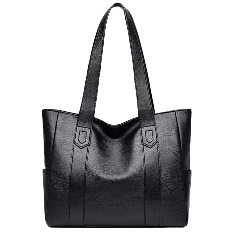 Women Leather Handbags PU Tote Bag Large Capacity Female Shoulder Bags
