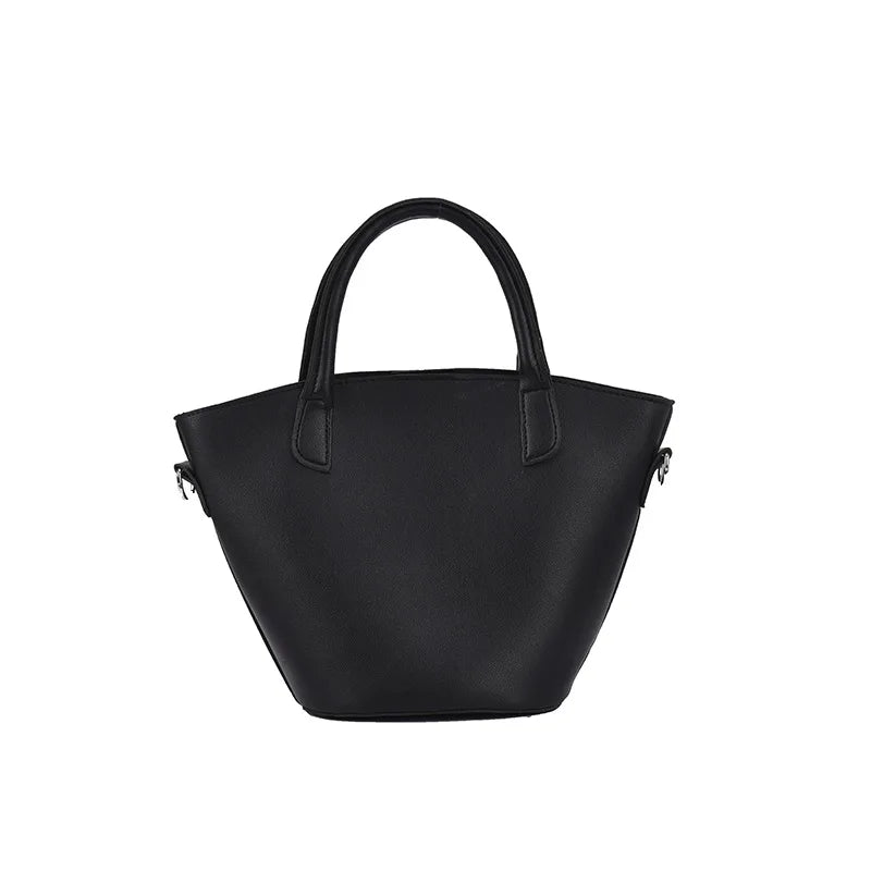 Women Leather Handbags PU Tote Bag Large Shoulder Bags Solid Diagonal Bag
