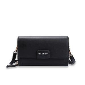 Women Leather Mini Shoulder Bag Long Wallet Crossbady Bag