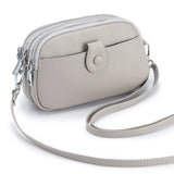 Women Leather Mobile Phone Bag Mini Messenger Bag Ladies Shoulder Bag