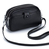 Women Leather Mobile Phone Bag Mini Messenger Bag Ladies Shoulder Bag