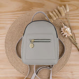 Women PU Leather Mini Backpack Lightweight Waterproof Daybag for Female