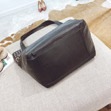 Women Leather Shoulder Bag Rivet Casual Female Tote Handbag