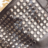 Women Leather Shoulder Bag Rivet Casual Female Tote Handbag