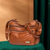 Large Capacity Women Leather Shoulder Bag Satchel Shopping Bag