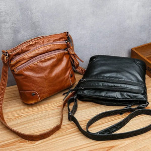Women Leather Shoulder Bags Crossbody Small Handbag