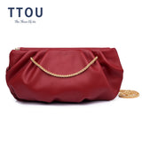 Women Leather Shoulder Crossbody Bag Chain Totes Clutch Handbag Messenger Bag