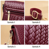 Women Leather Shoulder Messenger Bags Handbags Sac A Main Female Vintage Crossbo