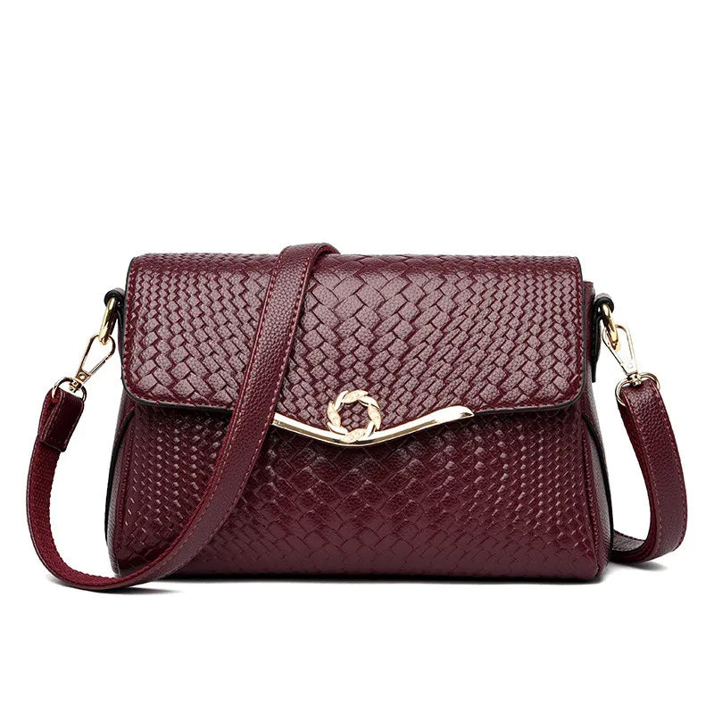 Women Leather Shoulder Messenger Bags Handbags Sac A Main Female Vintage Crossbo
