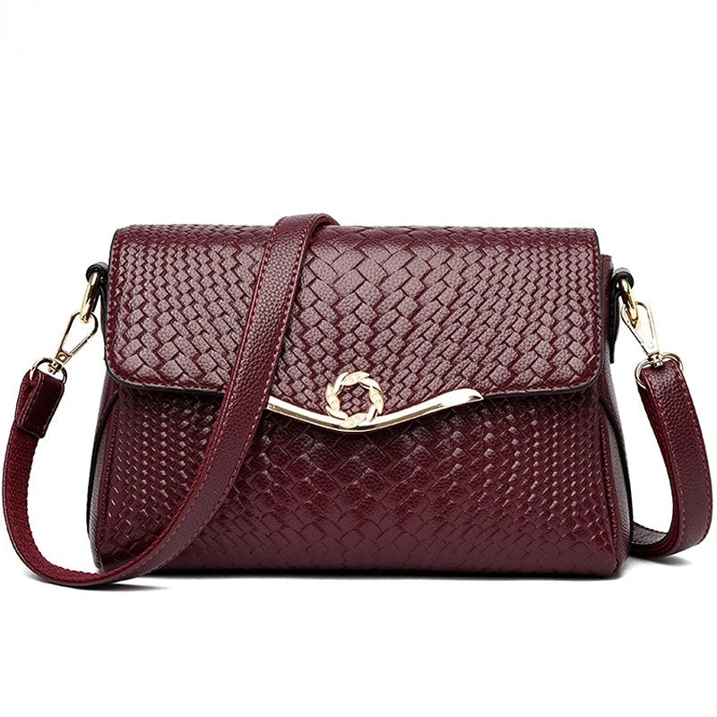 Women Leather Shoulder Messenger Bags Handbags Sac A Main Female Vintage Crossbo