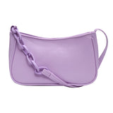 Women Leather Chain Handbag Retro Tote Shoulder Bag